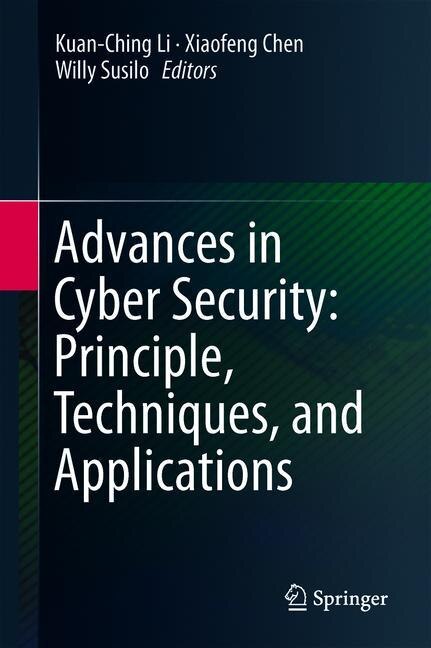 Front cover_Advances In Cyber Security