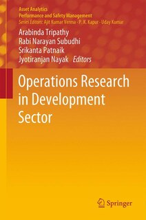 Front cover_Operations Research In Development Sector