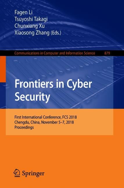 Front cover_Frontiers In Cyber Security