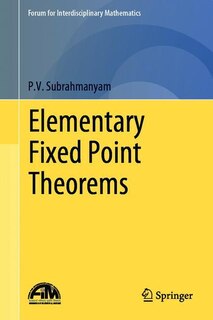 Couverture_Elementary Fixed Point Theorems