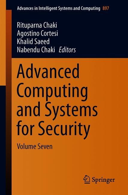 Front cover_Advanced Computing And Systems For Security