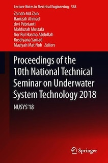 Front cover_Proceedings Of The 10th National Technical Seminar On Underwater System Technology 2018