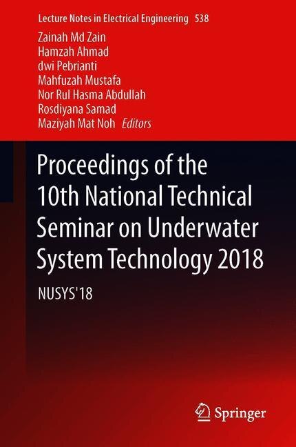 Front cover_Proceedings Of The 10th National Technical Seminar On Underwater System Technology 2018