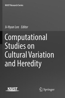 Couverture_Computational Studies On Cultural Variation And Heredity