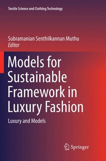 Front cover_Models For Sustainable Framework In Luxury Fashion