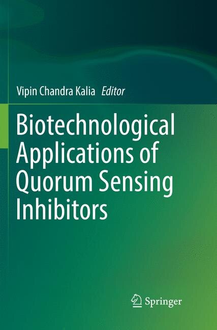 Couverture_Biotechnological Applications Of Quorum Sensing Inhibitors