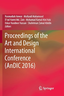 Couverture_Proceedings Of The Art And Design International Conference (andic 2016)