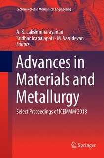 Couverture_Advances In Materials And Metallurgy