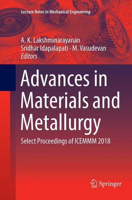 Couverture_Advances In Materials And Metallurgy