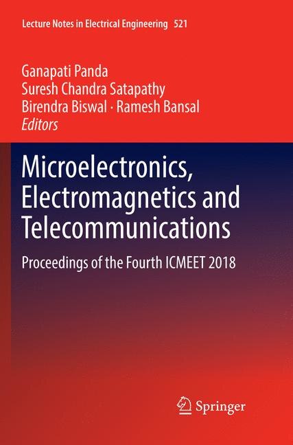 Couverture_Microelectronics, Electromagnetics And Telecommunications