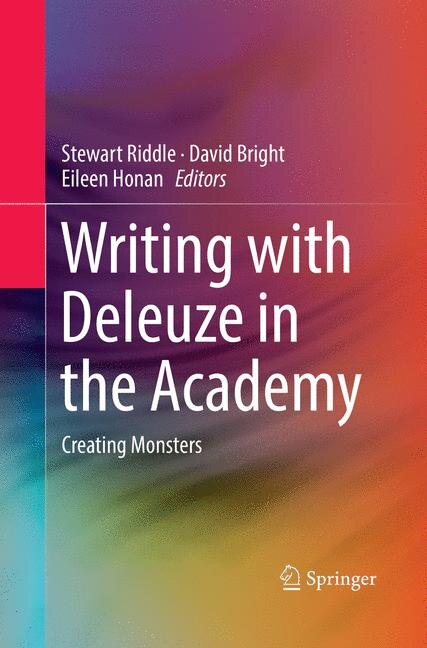 Front cover_Writing With Deleuze In The Academy