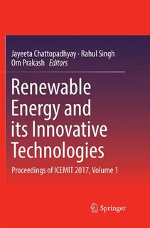 Front cover_Renewable Energy And Its Innovative Technologies