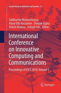 Couverture_International Conference On Innovative Computing And Communications