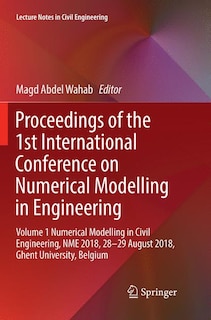 Couverture_Proceedings of the 1st International Conference on Numerical Modelling in Engineering