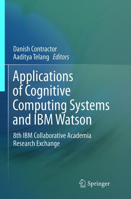 Couverture_Applications Of Cognitive Computing Systems And Ibm Watson