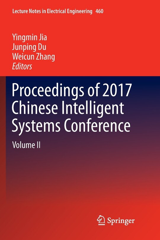 Couverture_Proceedings Of 2017 Chinese Intelligent Systems Conference