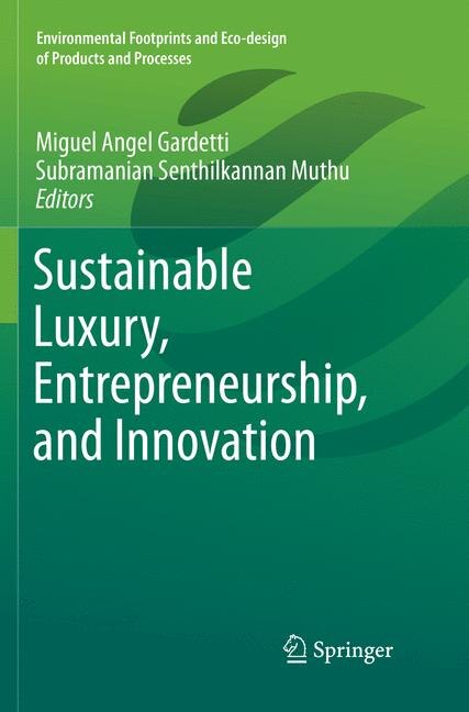 Couverture_Sustainable Luxury, Entrepreneurship, And Innovation
