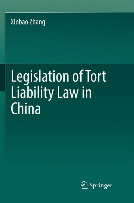 Front cover_Legislation Of Tort Liability Law In China