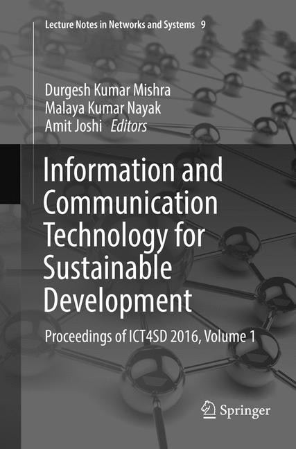 Couverture_Information And Communication Technology For Sustainable Development