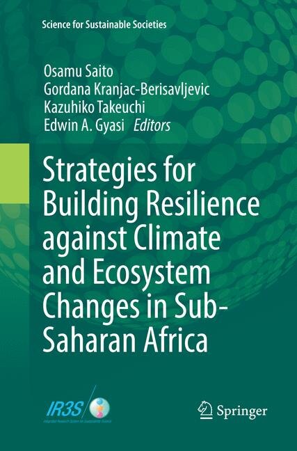 Front cover_Strategies For Building Resilience Against Climate And Ecosystem Changes In Sub-saharan Africa
