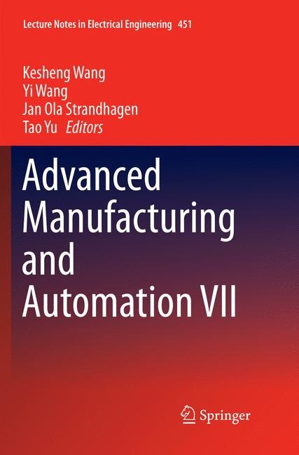 Couverture_Advanced Manufacturing And Automation Vii