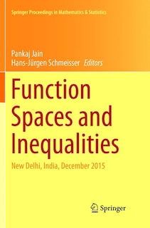 Couverture_Function Spaces And Inequalities