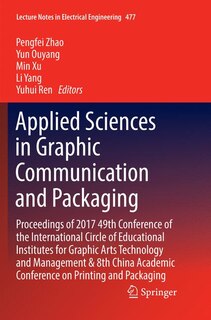 Front cover_Applied Sciences in Graphic Communication and Packaging