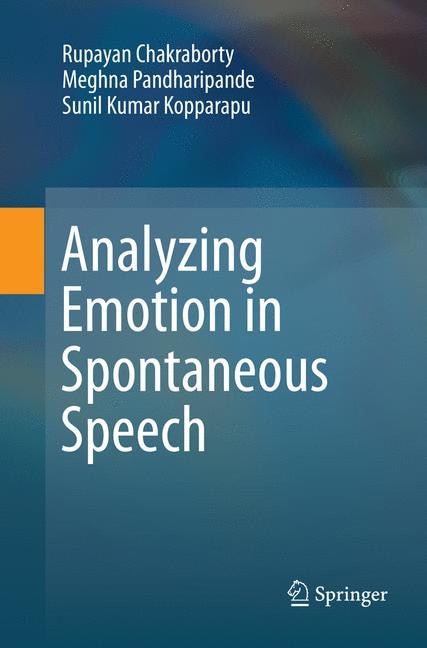 Couverture_Analyzing Emotion In Spontaneous Speech
