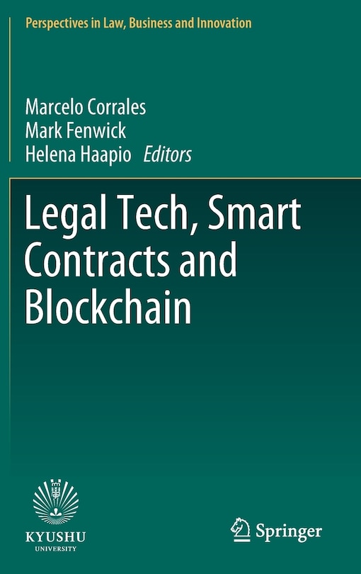 Couverture_Legal Tech, Smart Contracts And Blockchain