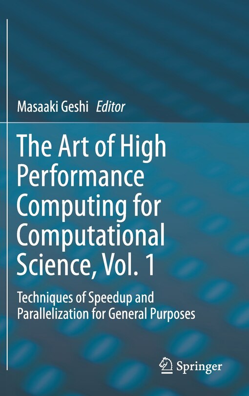Couverture_The Art Of High Performance Computing For Computational Science, Vol. 1