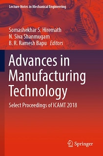 Front cover_Advances In Manufacturing Technology