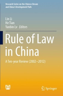 Couverture_Rule Of Law In China