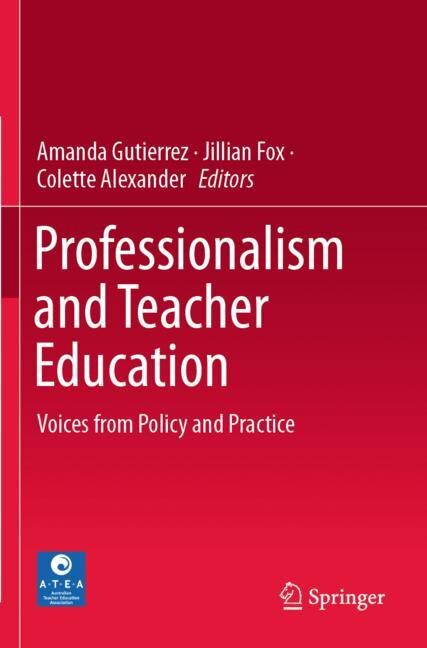 Couverture_Professionalism And Teacher Education