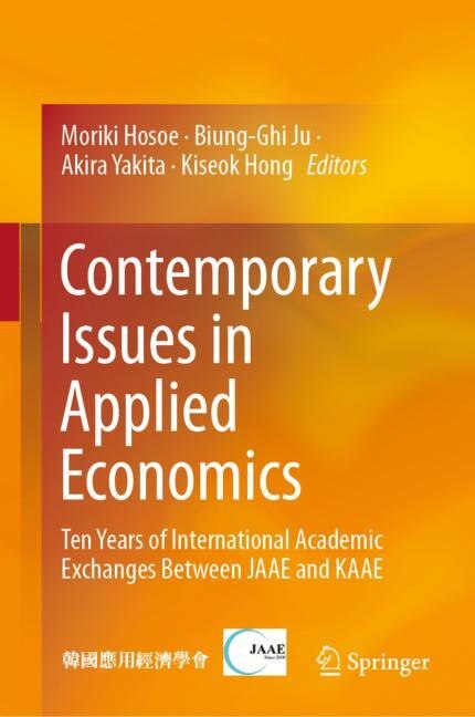 Couverture_Contemporary Issues In Applied Economics