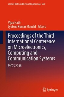 Couverture_Proceedings of the Third International Conference on Microelectronics, Computing and Communication Systems