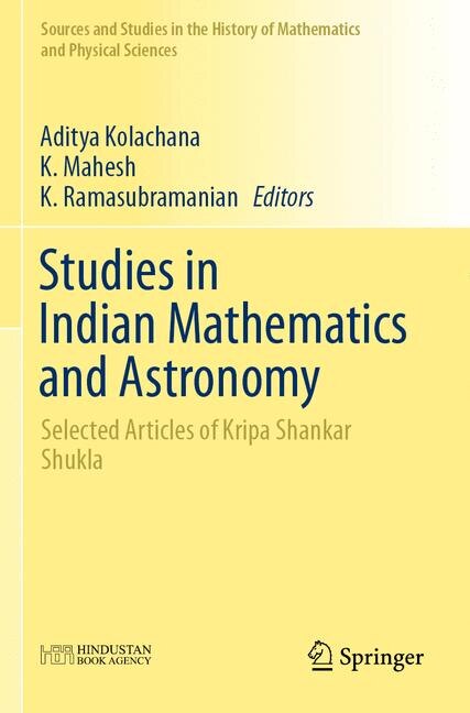 Couverture_Studies In Indian Mathematics And Astronomy