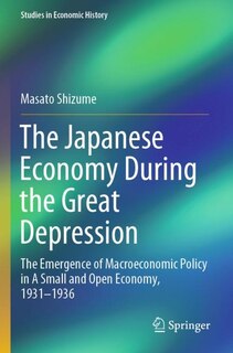Couverture_The Japanese Economy During the Great Depression