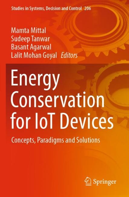 Couverture_Energy Conservation For Iot Devices
