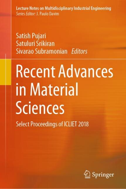 Couverture_Recent Advances In Material Sciences