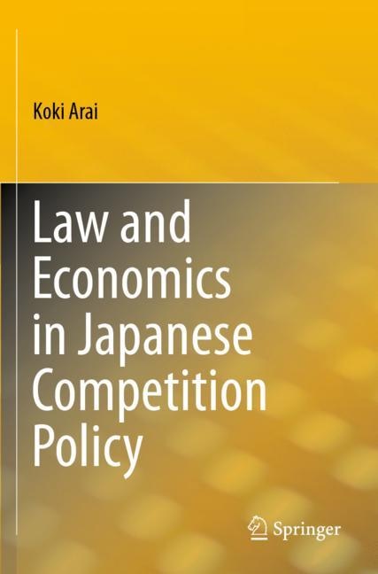 Couverture_Law And Economics In Japanese Competition Policy