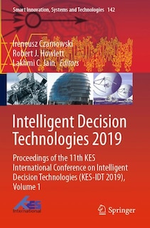 Front cover_Intelligent Decision Technologies 2019