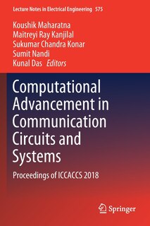 Front cover_Computational Advancement In Communication Circuits And Systems