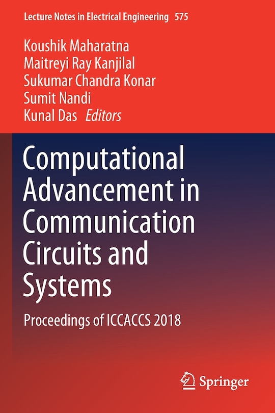 Front cover_Computational Advancement In Communication Circuits And Systems