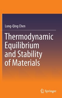 Couverture_Thermodynamic Equilibrium And Stability Of Materials