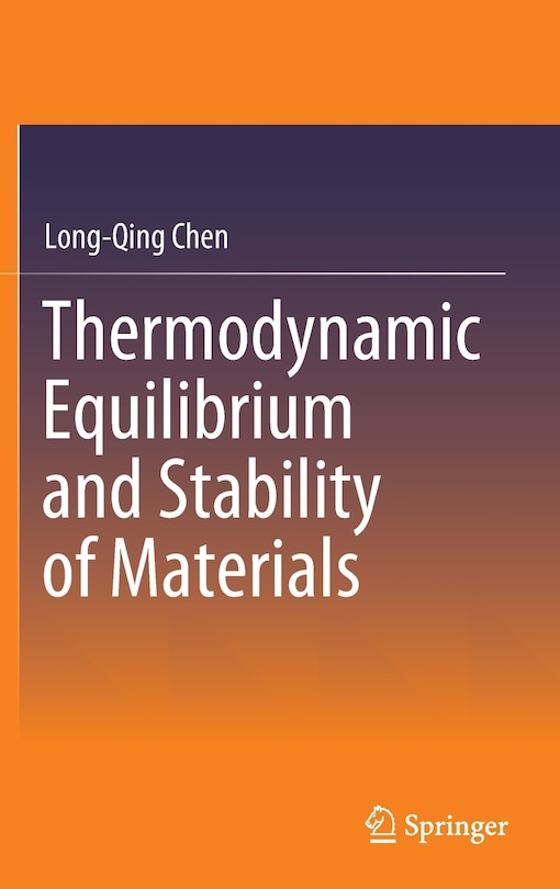 Couverture_Thermodynamic Equilibrium And Stability Of Materials