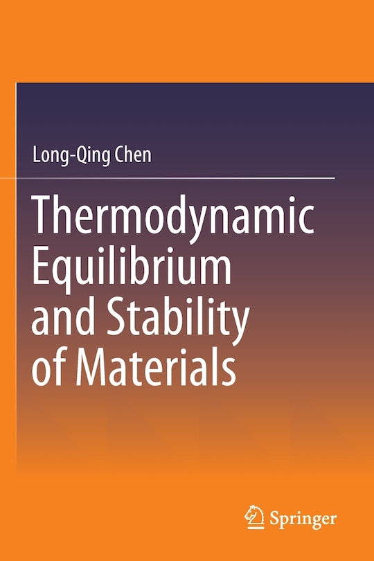 Couverture_Thermodynamic Equilibrium and Stability of Materials