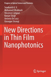 Front cover_New Directions In Thin Film Nanophotonics