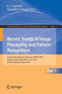 Couverture_Recent Trends in Image Processing and Pattern Recognition