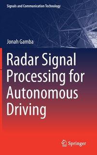 Couverture_Radar Signal Processing For Autonomous Driving