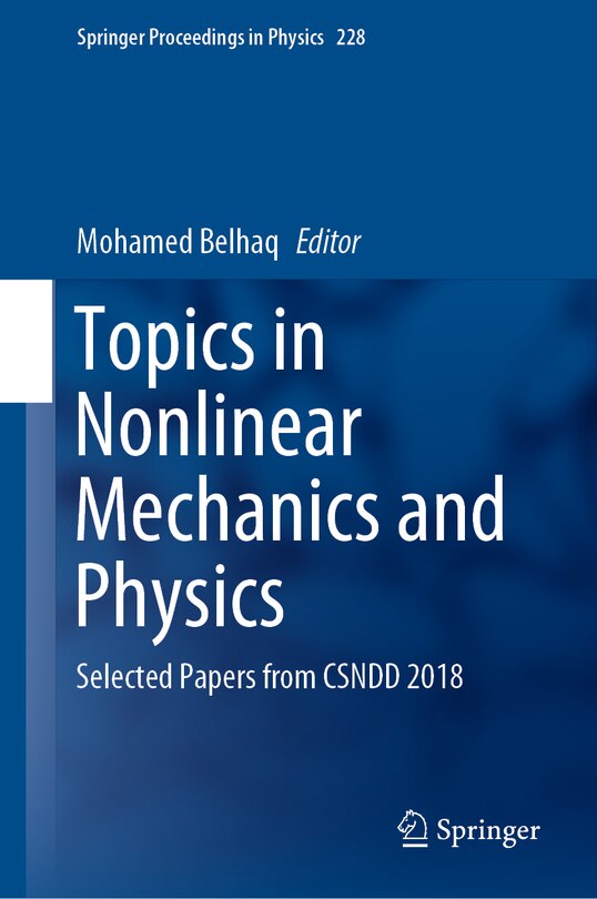 Couverture_Topics In Nonlinear Mechanics And Physics